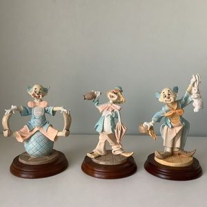 3x New Vintage Clowns